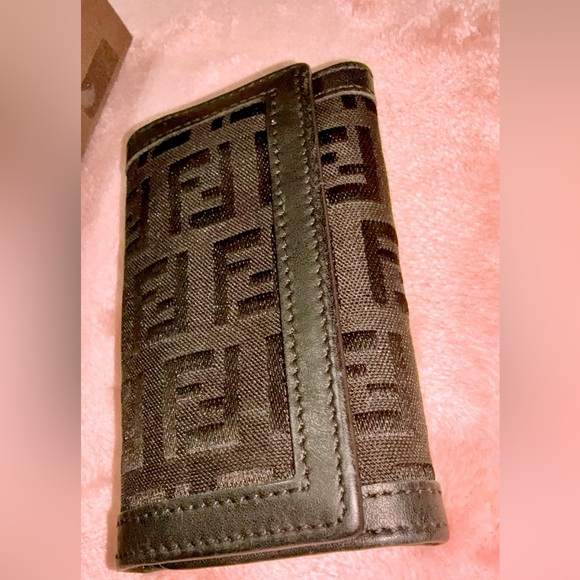 ~SOLD~ Fendi Zucca Key Holder with box and dust bag - Picture 7 of 8